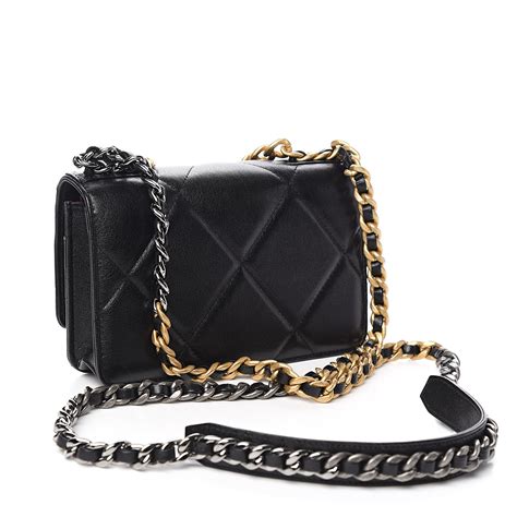 chanel 19 black wallet on chain|Chanel wallet on chain preis.